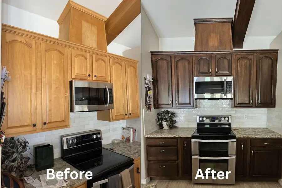 kitchen cabinet staining halifax